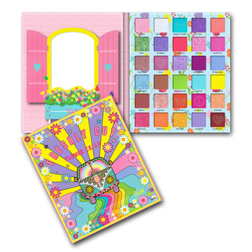 RUDE Flower Child 30 Pressed Pigment and Shadows Palette